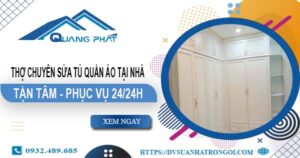 Thợ chuyên sửa tủ quần áo tại nhà Dĩ An -【Phục Vụ 24/24h】