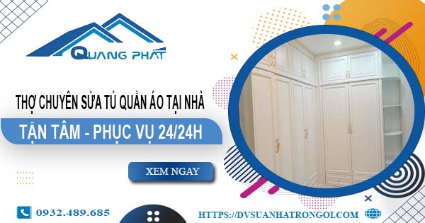 Thợ chuyên sửa tủ quần áo tại nhà Dĩ An【Phục vụ 24/24h】