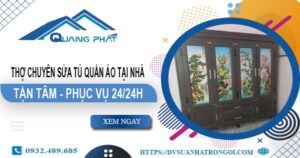 Thợ chuyên sửa tủ quần áo tại nhà Nhơn Trạch【Phục vụ 24/24h】