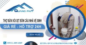Thợ sửa vòi xịt bồn cầu nhà vệ sinh tại Tân Phú -【Hỗ trợ 24h】