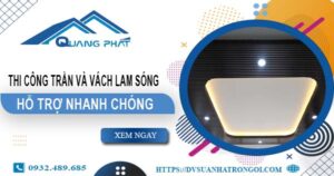 Bảng giá trần và vách lam sóng tại Bà Rịa -【Cập Nhật 2025】