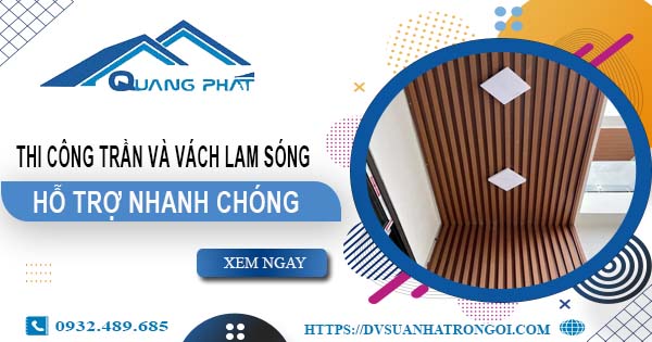 Bảng giá trần và vách lam sóng tại Bình Chánh -【Cập Nhật 2025】