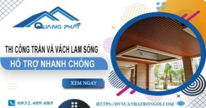 Bảng giá trần và vách lam sóng tại Dĩ An -【Cập Nhật 2025】