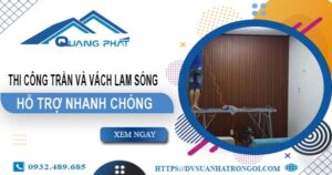 Bảng giá trần và vách lam sóng tại Gò Vấp -【Cập Nhật 2025】