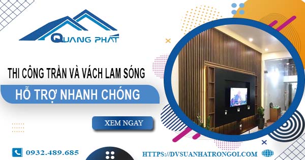 Bảng giá trần và vách lam sóng tại Hóc Môn -【Cập Nhật 2025】