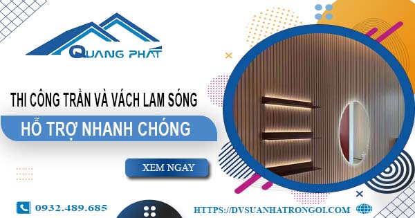 Bảng giá trần và vách lam sóng tại Long Thành -【Cập Nhật 2025】