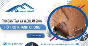Bảng giá trần và vách lam sóng tại Nhà Bè -【Cập Nhật 2025】