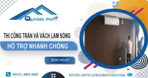 Bảng giá trần và vách lam sóng tại Nhơn Trạch -【Cập Nhật 2025】