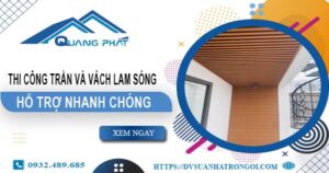 Bảng giá trần và vách lam sóng tại Quận 11【Cập Nhật 2025】