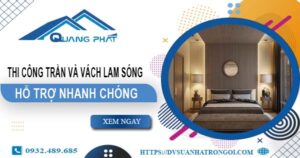 Bảng giá trần và vách lam sóng tại Quận 12【Cập Nhật 2025】