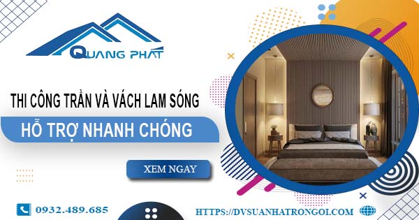 Bảng giá trần và vách lam sóng tại Quận 12 -【Cập Nhật 2025】
