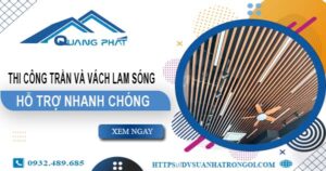 Bảng giá trần và vách lam sóng tại Quận 5 -【Cập Nhật 2025】
