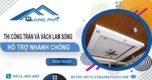 Bảng giá trần và vách lam sóng tại Tân Uyên【Cập nhật 2025】