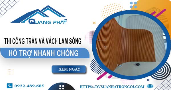Bảng giá trần và vách lam sóng tại Tây Ninh -【Cập Nhật 2025】