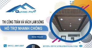 Giá trần và vách lam sóng tại Thủ Dầu Một -【Cập Nhật 2025】