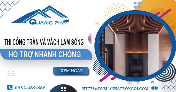 Bảng giá trần và vách lam sóng tại Thuận An -【Cập Nhật 2025】