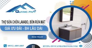 Thợ sửa chữa Lavabo, bồn rửa mặt tại Hóc Môn【Chỉ từ 199K】