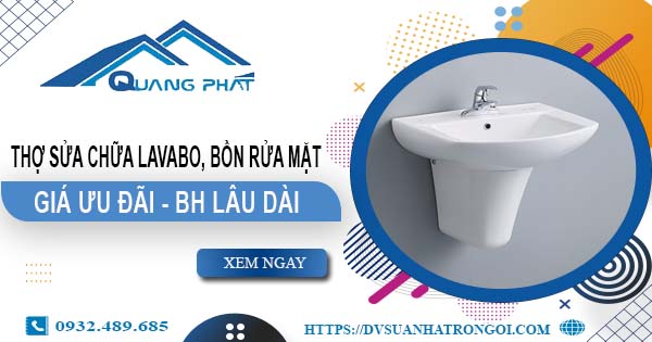 Thợ sửa chữa Lavabo, bồn rửa mặt tại Khánh Hòa【Chỉ từ 199K】