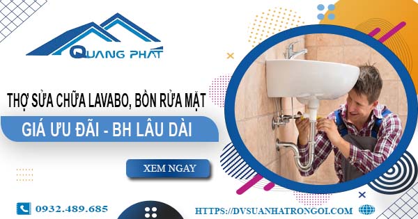 Thợ sửa chữa Lavabo, bồn rửa mặt tại Nhơn Trạch【Chỉ từ 199K】