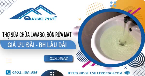 Thợ sửa chữa Lavabo, bồn rửa mặt tại Phú Nhuận【Chỉ từ 199K】