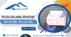 Thợ sửa chữa Lavabo, bồn rửa mặt tại Quận 10【Chỉ từ 199K】
