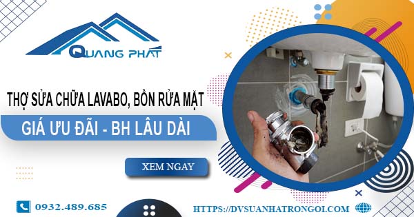 Thợ sửa chữa Lavabo, bồn rửa mặt tại Tân Bình【Chỉ từ 199K】
