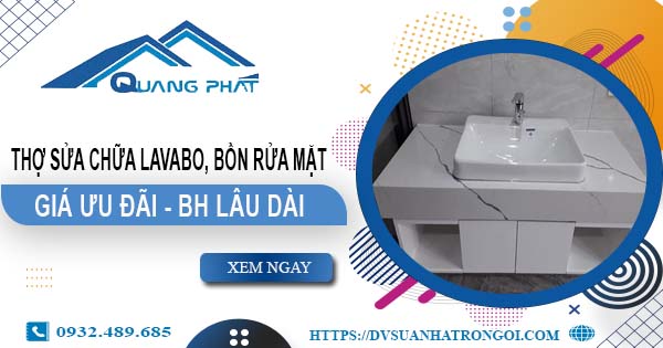 Thợ sửa chữa Lavabo, bồn rửa mặt tại Tây Ninh【Chỉ từ 199K】
