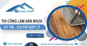 Chi phí thi công làm sàn nhựa tại Quận 1 -【Chỉ Từ 165K/m²】