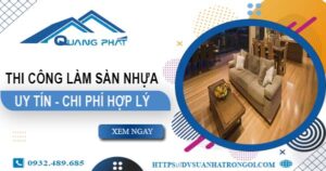 Chi phí thi công làm sàn nhựa tại Quận 11 -【Chỉ Từ 165K/m²】