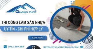 Chi phí thi công làm sàn nhựa tại Tây Ninh -【Chỉ Từ 165K/m²】