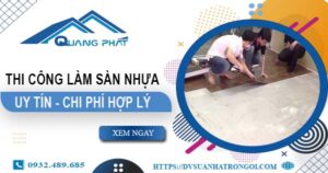 Chi phí thi công làm sàn nhựa tại Thuận An -【Chỉ Từ 165K/m²】